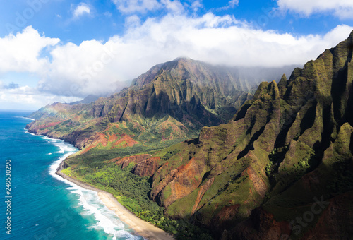 Na Pali coast, Kauai, HI, USA