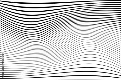 Abstract pattern. Texture with wavy, curves lines.