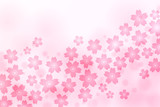 Cherry Blossom, Pink Background, Spring Image,