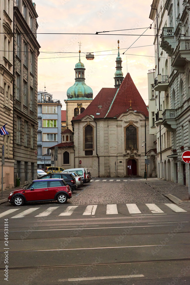 Obraz premium Prague in winter