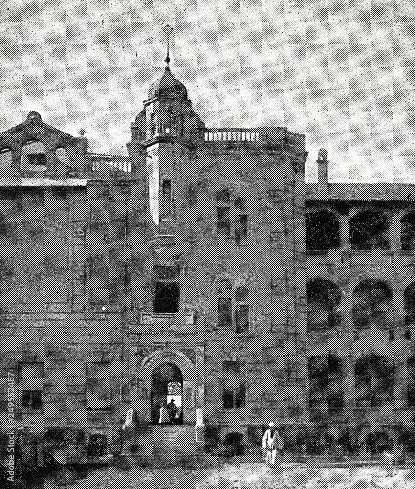 Deutsche Schule in Kairo um 1909