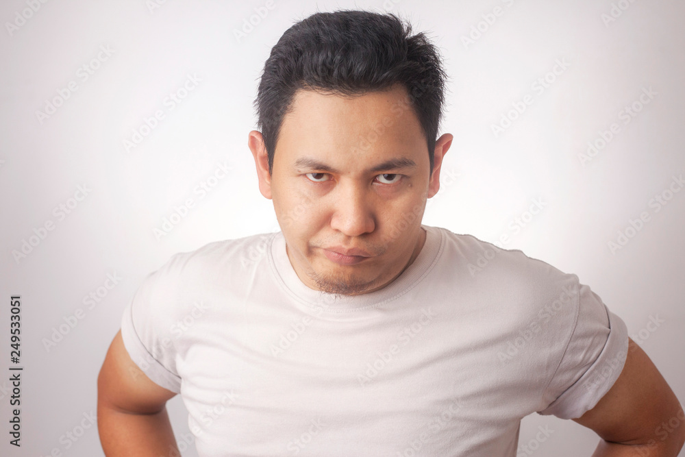 Cynical Asian Man Expression Cynical Asian Man Expression