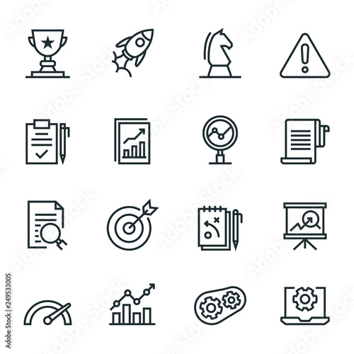 Assessment Icon Set