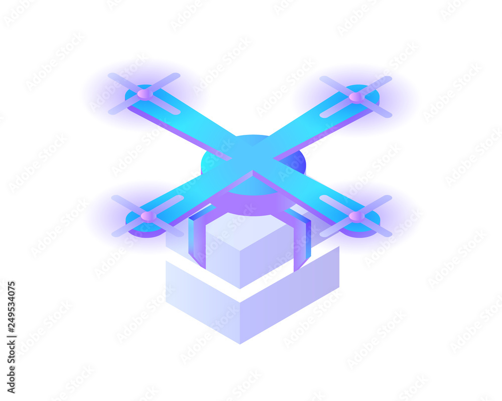 Fototapeta premium Helicopters propeller, fan of copter isolated icon vector. Aircraft part, air transportation, modern city transport vehicles for traveling and delivery