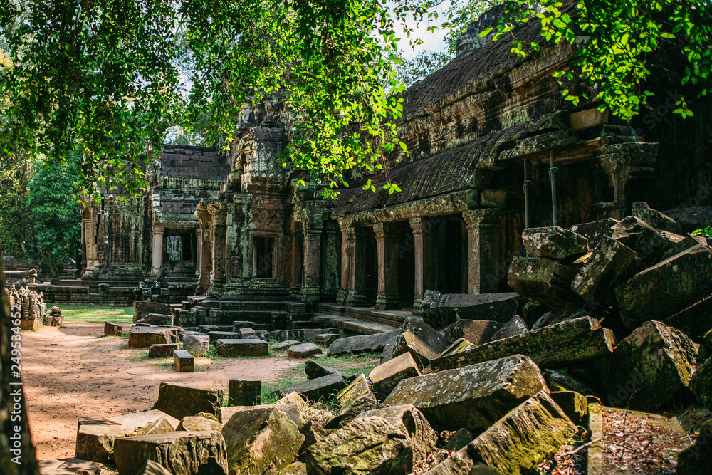 Temples Angkor Wat in Cambodia, ta Prohm, Siem Reap