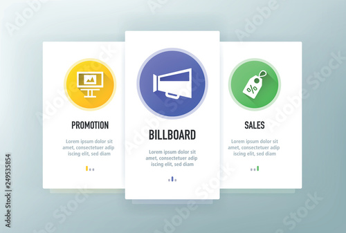 ADVERTISING AND PROMO ICON CONCEPT