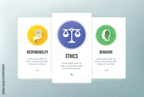 BUSINESS ETHICS ICON CONCEPT