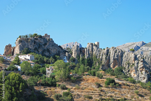 El castell de guadalest, Espagne photo
