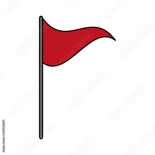 flag marker sign