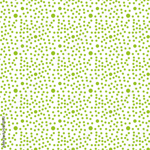 Green circle pattern design vector - Vector illustration.