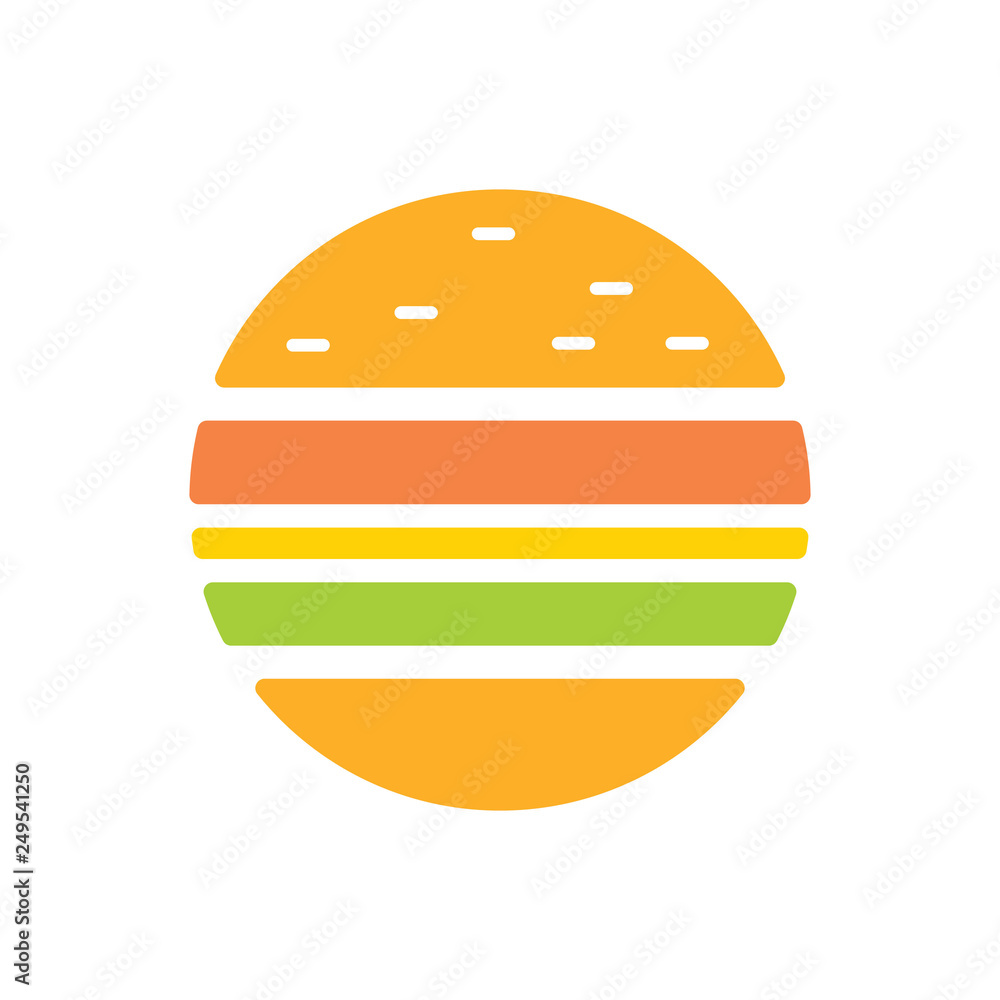 abstract hamburger logo abstract hamburger logo
