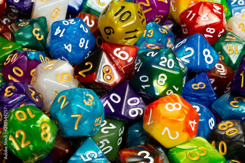 role play dice, rpg die
