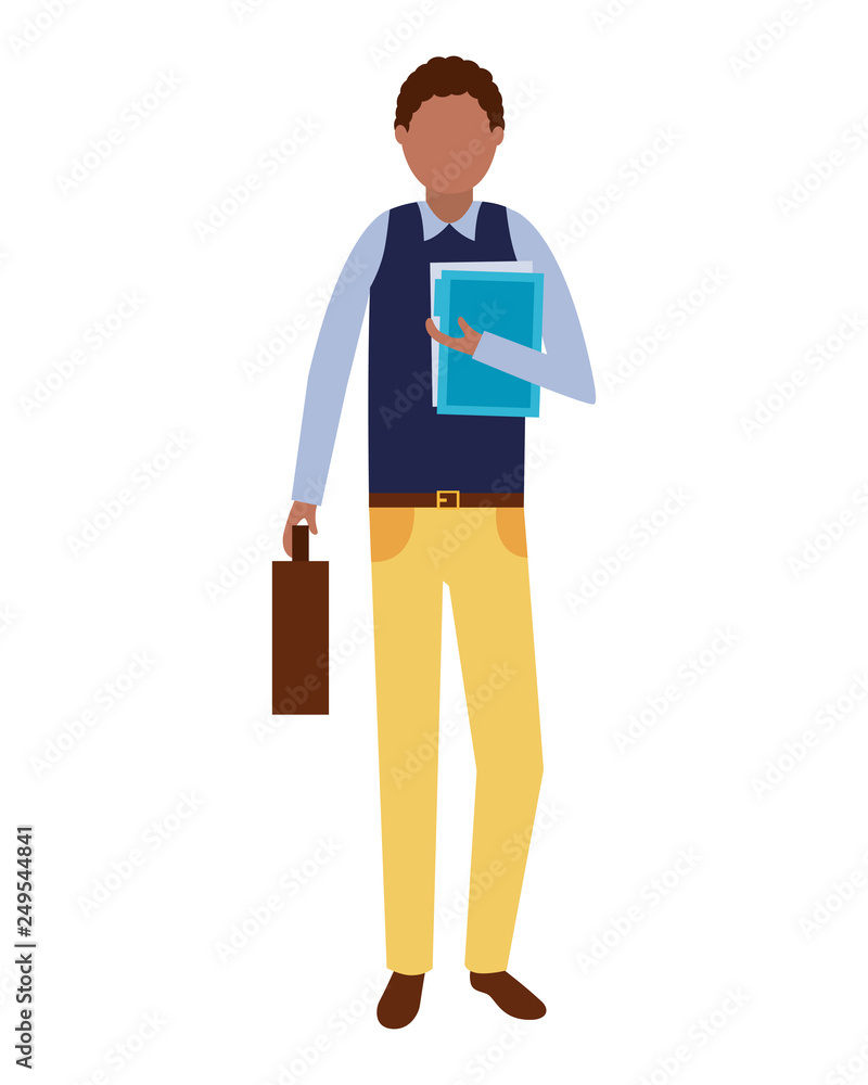businessman male character businessman male character