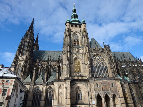 St. Vitus Cathedral, Metropolitan Cathedral of Saints Vitus, Wenceslaus and Adalbert, Prague, Czech Republic