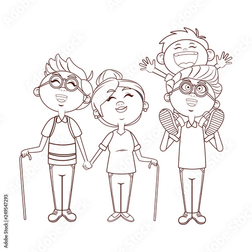 grandparents and grandson