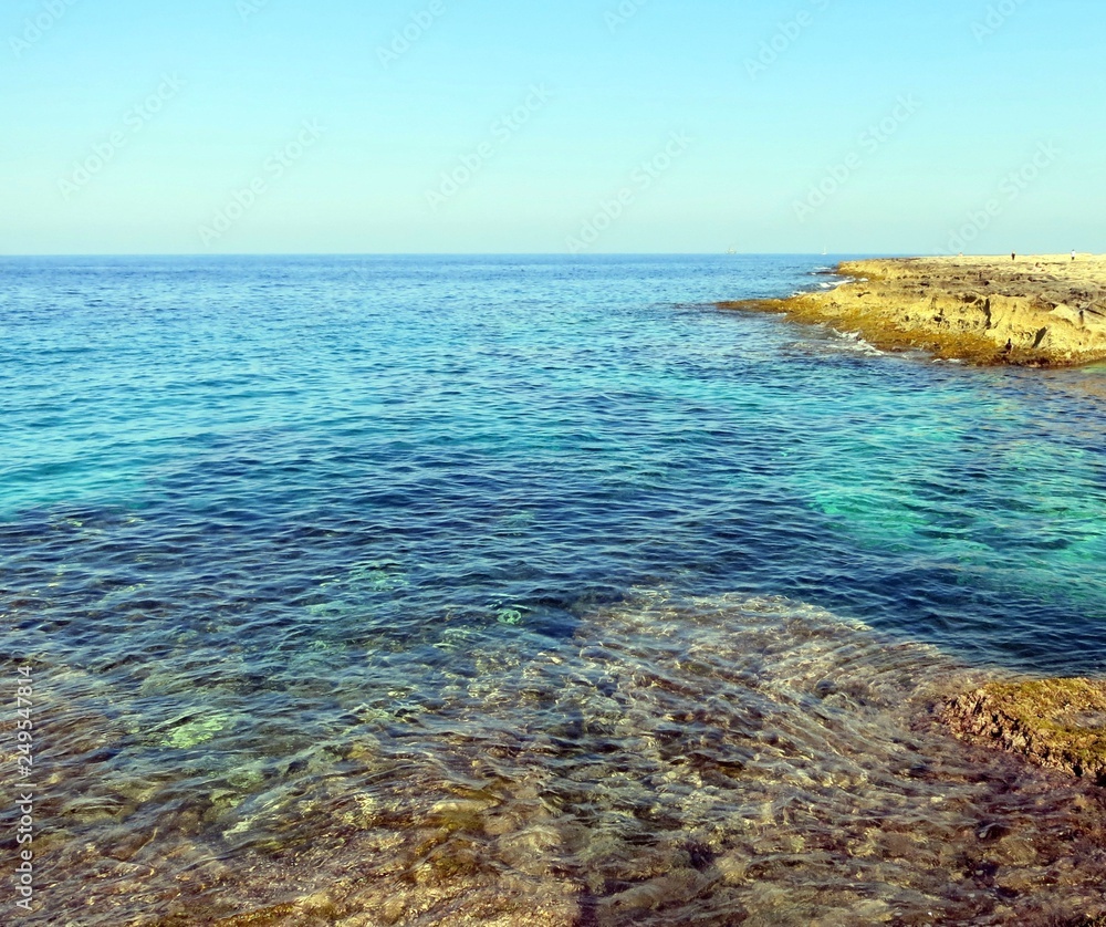 マルタ　透き通る海