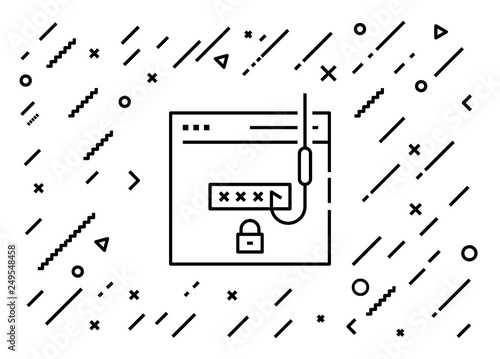 Phishing Icon Concept