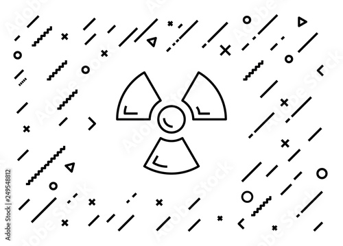 Radioactive Icon Concept