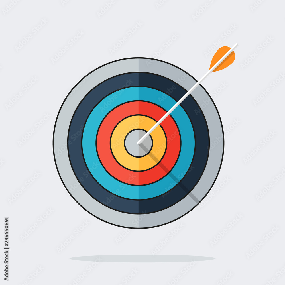 TARGET ICON CONCEPT TARGET ICON CONCEPT