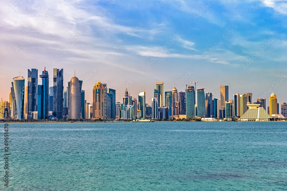 Obraz premium Doha citi view. Qatar.
