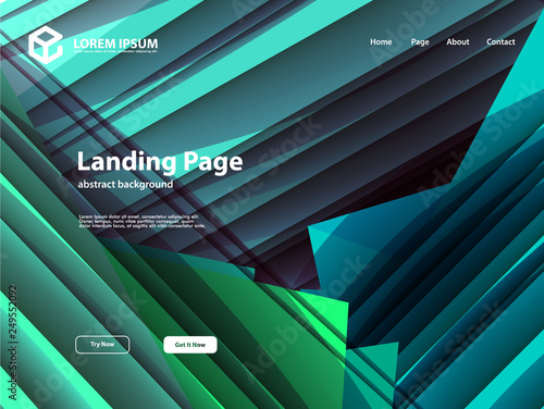 website landing page abstract line layering with copy space background