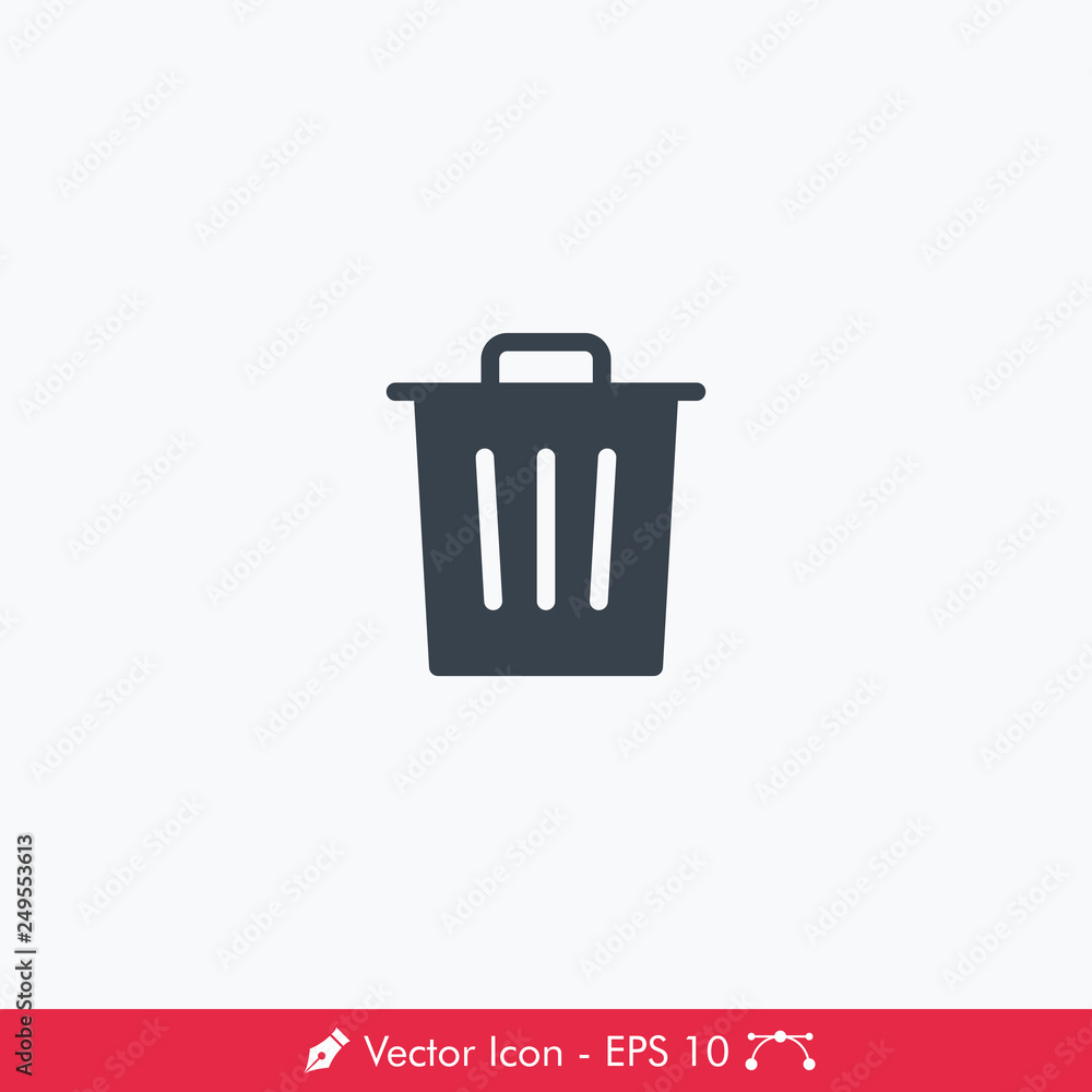Trash (Delete) Icon / Vector Trash (Delete) Icon / Vector