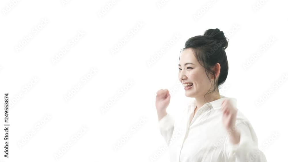 笑顔の女性 笑顔の女性