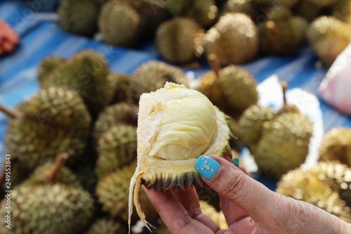 Durian fruit is delicious at street food © seagames50