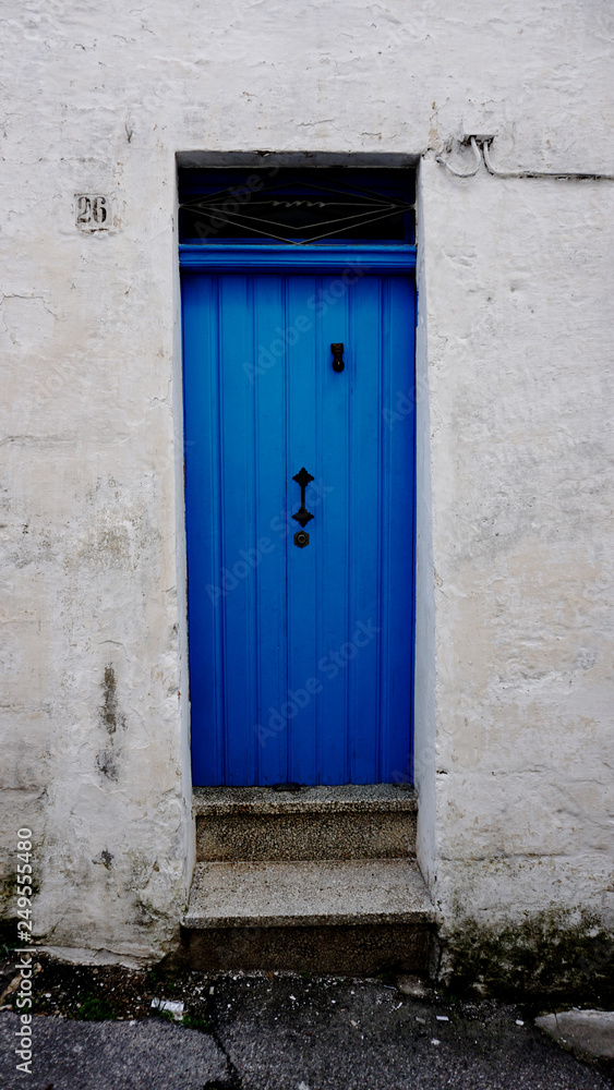Blaue Türe