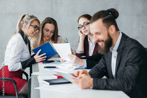 Canvas Print Idle employee