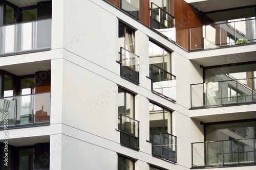Modern European residential apartment building © Grand Warszawski