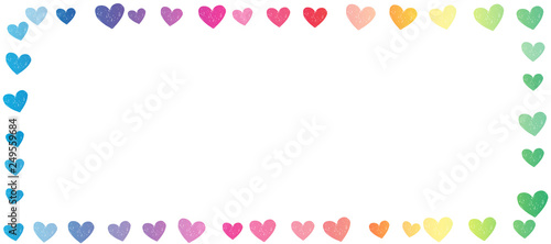 Heart Border Background