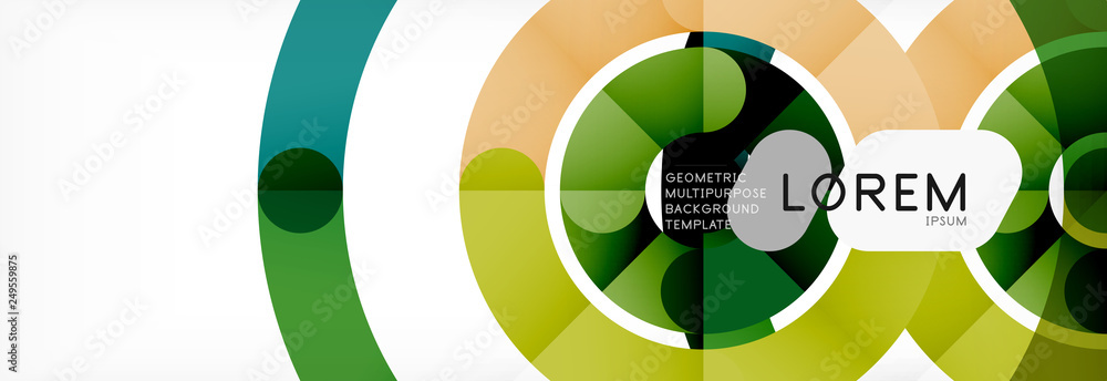 Linear design circle background Linear design circle background