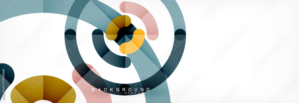 Line design circles abstract background Line design circles abstract background
