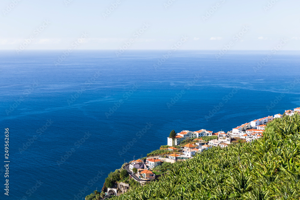 Landscape of Madeira from Miradouro da Torre, Portugal
