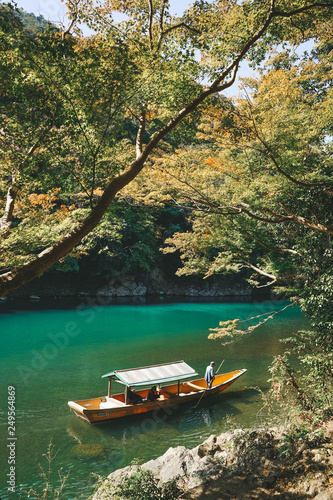 japanese boat on the lake