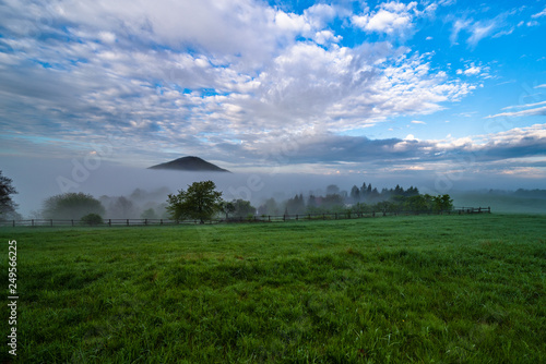 Fall Morning in Bohemian Switzerland  Bohemia  Czech Republic