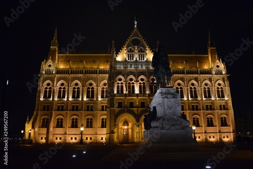 Castle. Residence of the Hungarian Parliament on the Danube in Budapest.  © Iryna