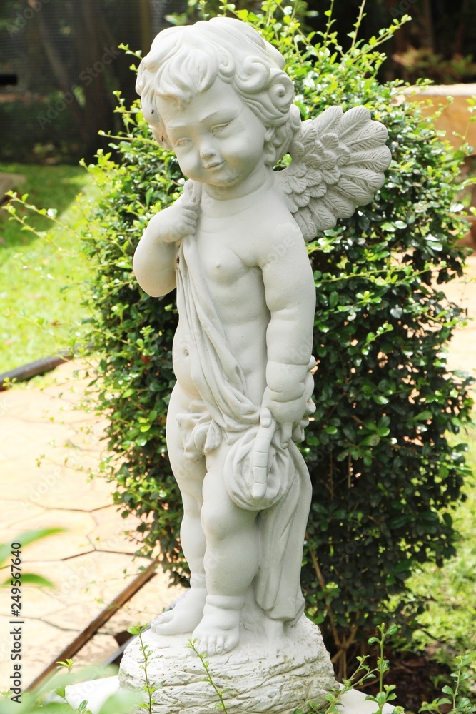 Decorative statue is beauty in the garden Decorative statue is beauty in the garden