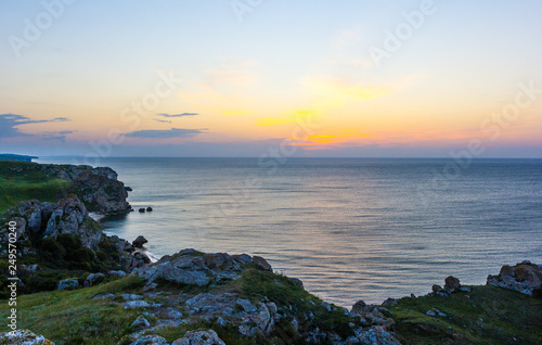 Sea coast. Coast of the Azov Sea, Crimea, Kerch, General Beaches.