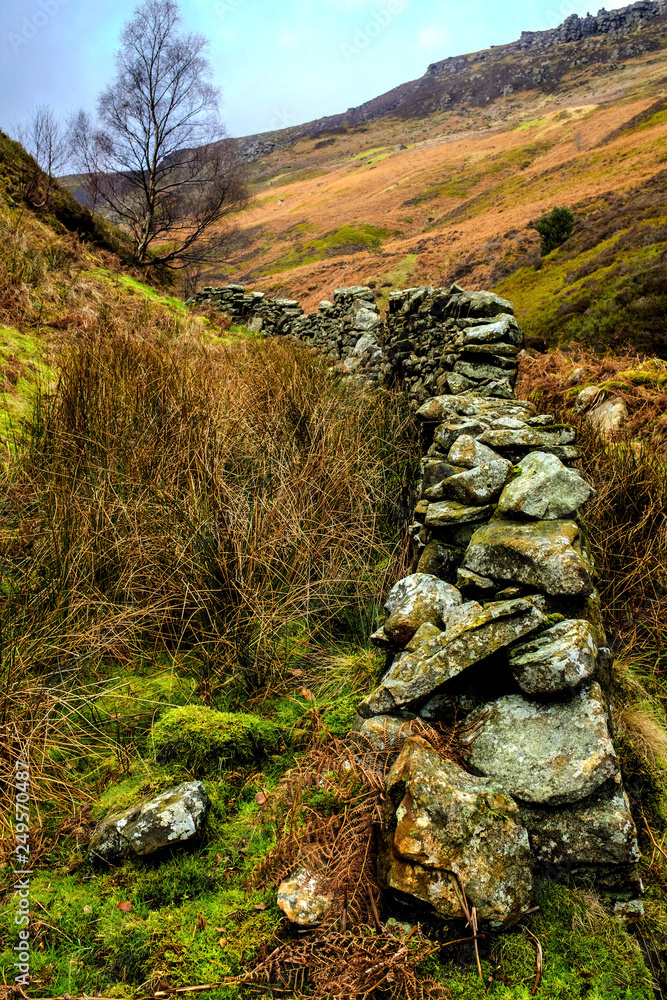 Fototapeta premium Old drystone wall