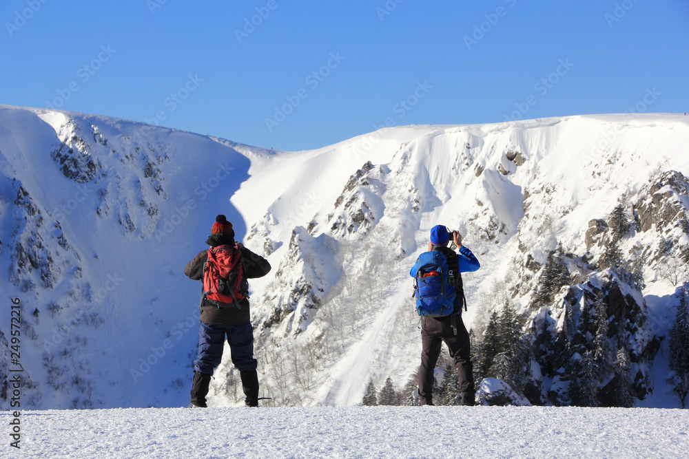 Les Vosges et le Hohneck en hiver