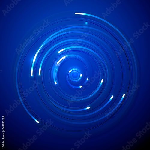 Abstract technology electrons background concept.
