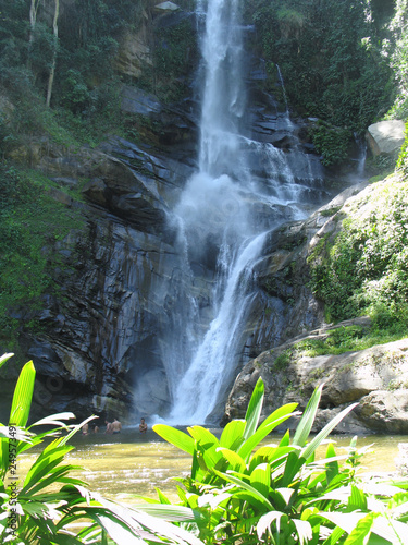 Fascinating detail of Water Streams in rainforest Henri Pittier National Park, Venezuela photo