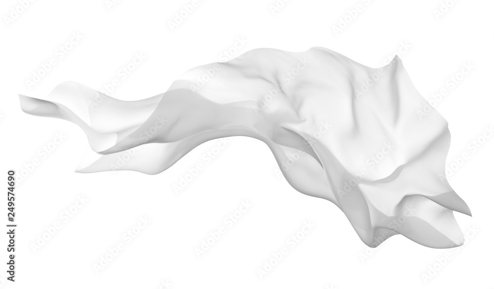 white cloth fabric textile wind - obrazy, fototapety, plakaty 