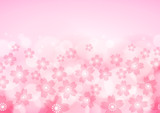 Cherry Blossom, Pink Background, Spring Image