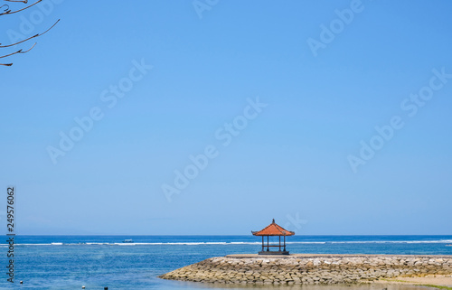 Gazebo with ocean views on Bali