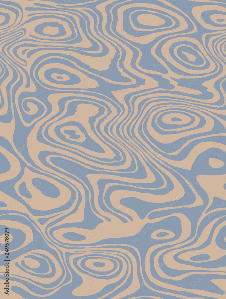 Shining Water Surface Seamless Pattern. Sea Ripple. Abstract Blue Waves Background; Fashion design for fabric, wallpaper, textile, decor and packaging.