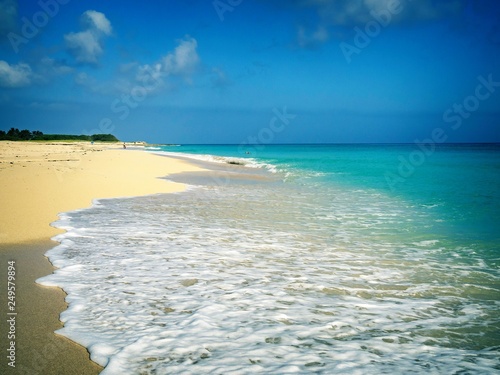 caribbean beach and sea 