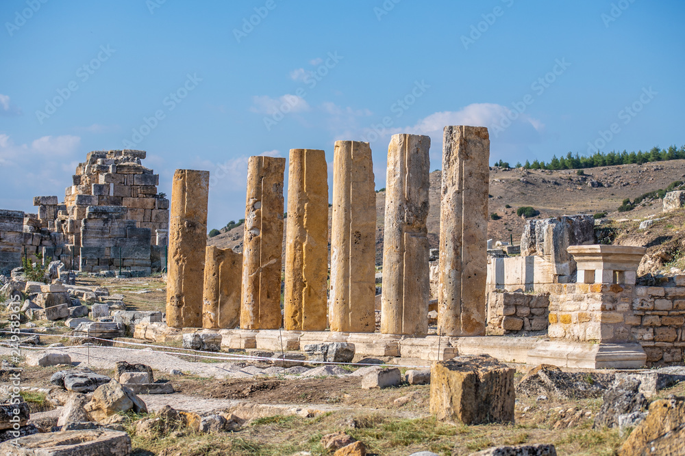 Fototapeta premium ancient antique buildings and ruins